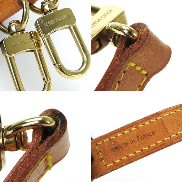 Louis Vuitton Shoulder Strap Tanned Leather Approx. 99cm Beige Women's Access... - Picture 8 of 9